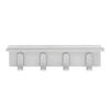 WANDGARDEROBE A-Collection grau mit Ablage 11/40/15 cm - Grau, Metall (40/15/11cm) - Zone Denmark