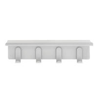 WANDGARDEROBE A-Collection grau mit Ablage 11/40/15 cm - Grau, Metall (40/15/11cm) - Zone Denmark