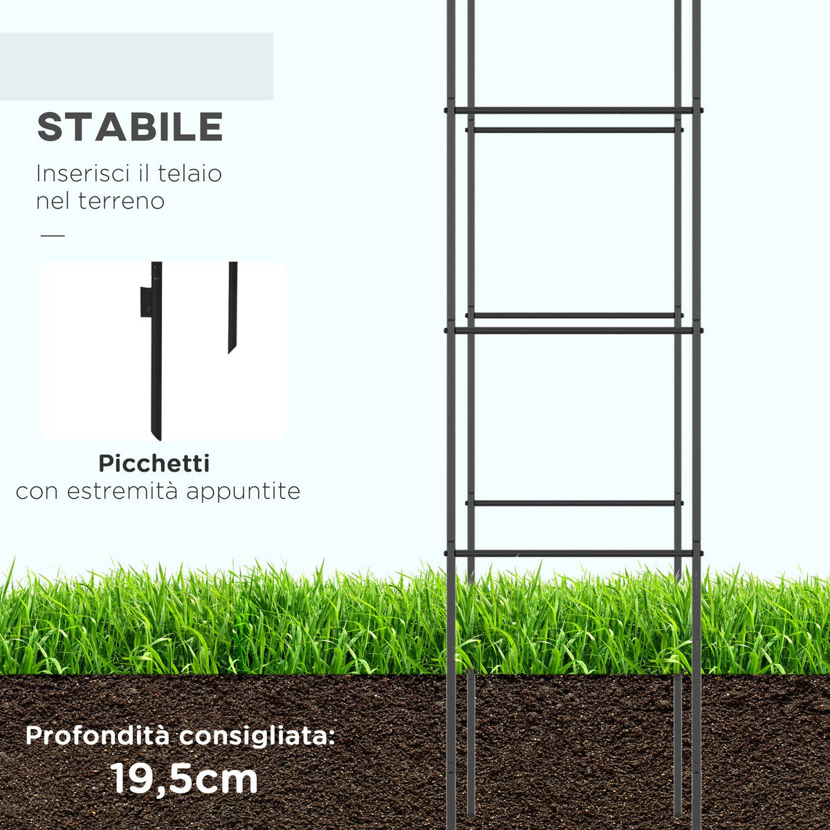 GARTENBOGEN,METALL Kletterpflanzen 140x40x240cm,schwarz - Schwarz, Metall (19.5/10.5/63.5cm) - Vallsero