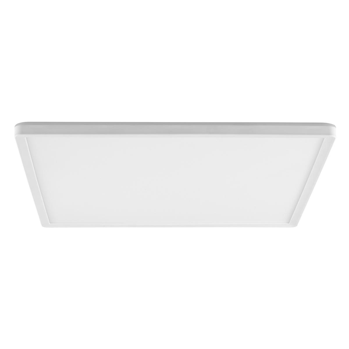 LED DECKENLEUCHTE Lumaro Weiß 42/42/2,9 cm - Weiß, Kunststoff (42/42/2.9cm) - Brilliant