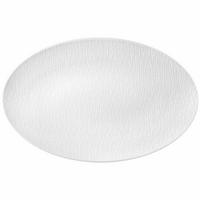 SERVIERPLATTE Life Fashion Luxury White 40x26 cm - Weiß, Keramik (25.8/2.5/40.3cm) - Seltmann Weiden
