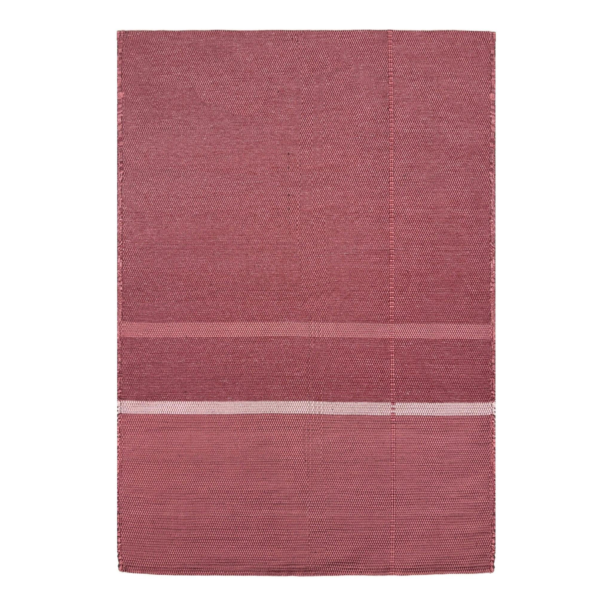 TEPPICH aus recycelten Fasern handgewebt rosa - Pink, Naturmaterialien (160/230cm) - AFK Living