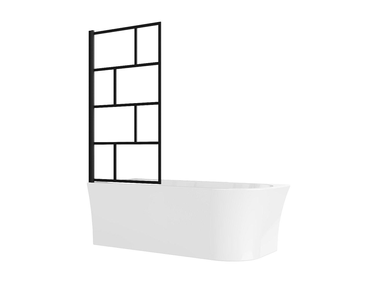 Vente-Unique Duschbadewanne Weiß 150x59x75 cm
