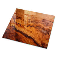 GLASPLATTE 80x60 cm – Natürliche Schönheit - Braun, Glas (0.4/80/60cm) - ArtPrintCave
