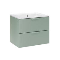 WASCHTISCH 61cm Oria Grün - Grün, Holzwerkstoff (61/50/46cm) - Petits-meubles