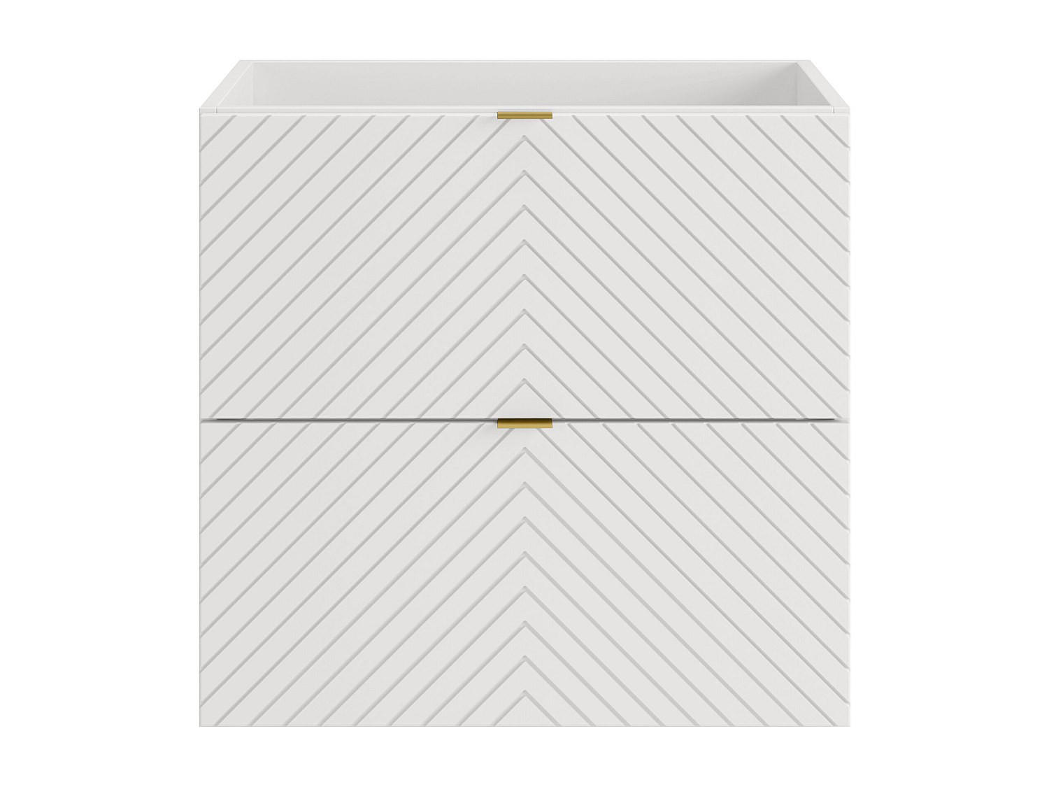 Vente-Unique Waschbeckenunterschrank Weiß 60x61.6x46 cm