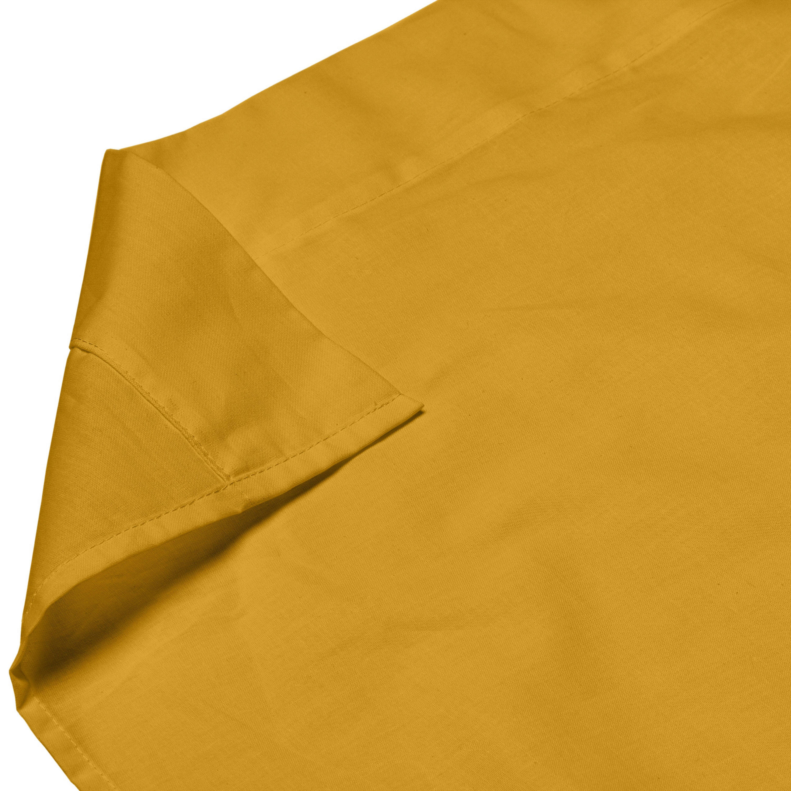 BETTWÄSCHE 2er-Set teiliges basic 180x270 cm senf - Gelb, Textil (180/270cm) - Happy Friday