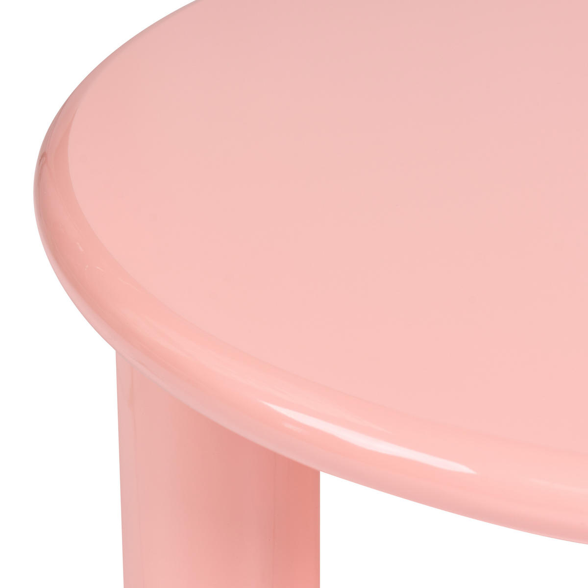 KONFERENČNÍ STOLEK Růžový Itasca - růžová, kompozitní dřevo (80/80/35cm) - Beliani