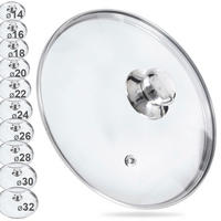 GLASDECKEL Universal transparent - Klar, Glas (30/30/5cm) - Orion 