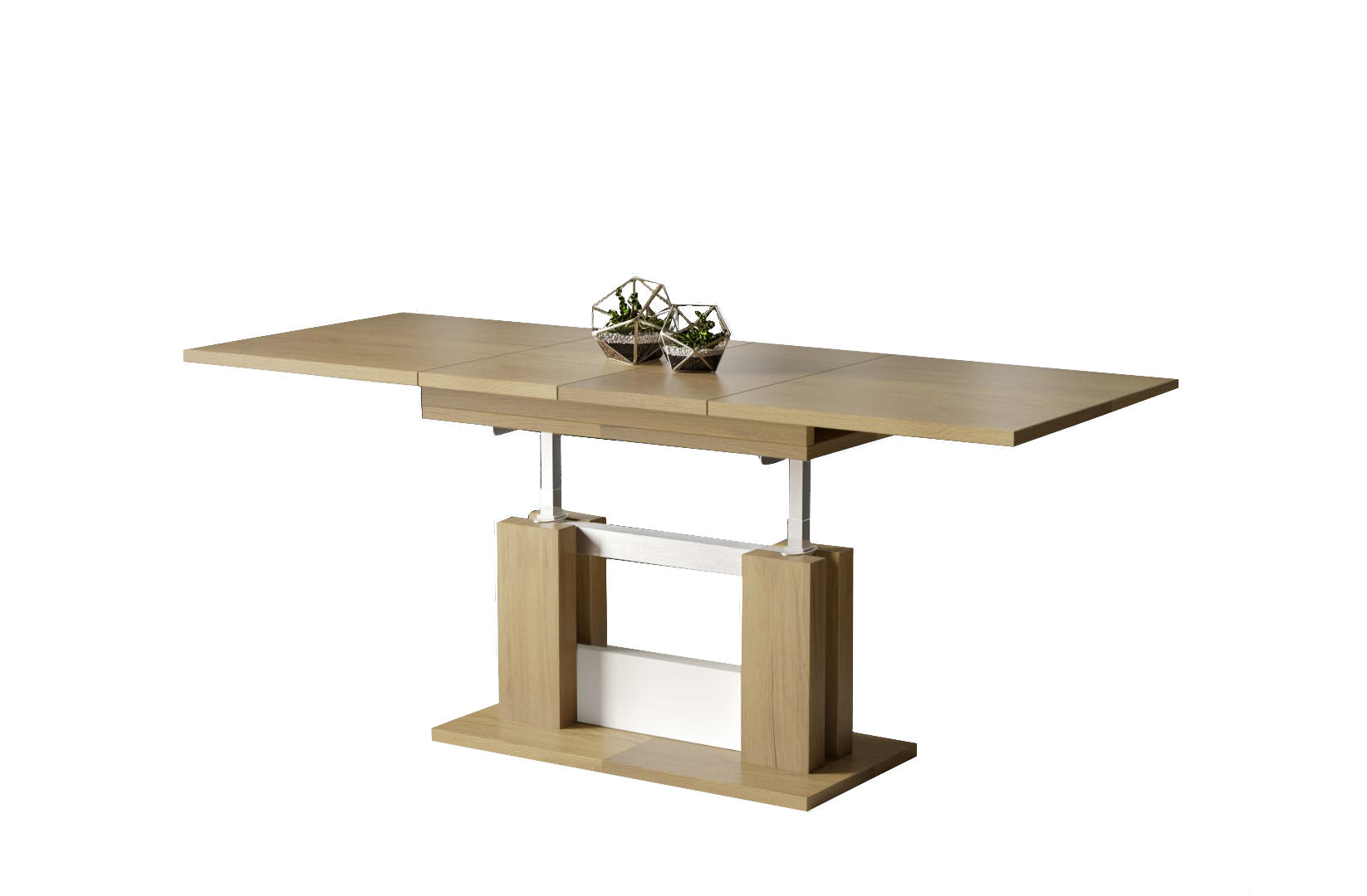 Endo-Moebel Couchtisch Eiche 65x58x110 cm