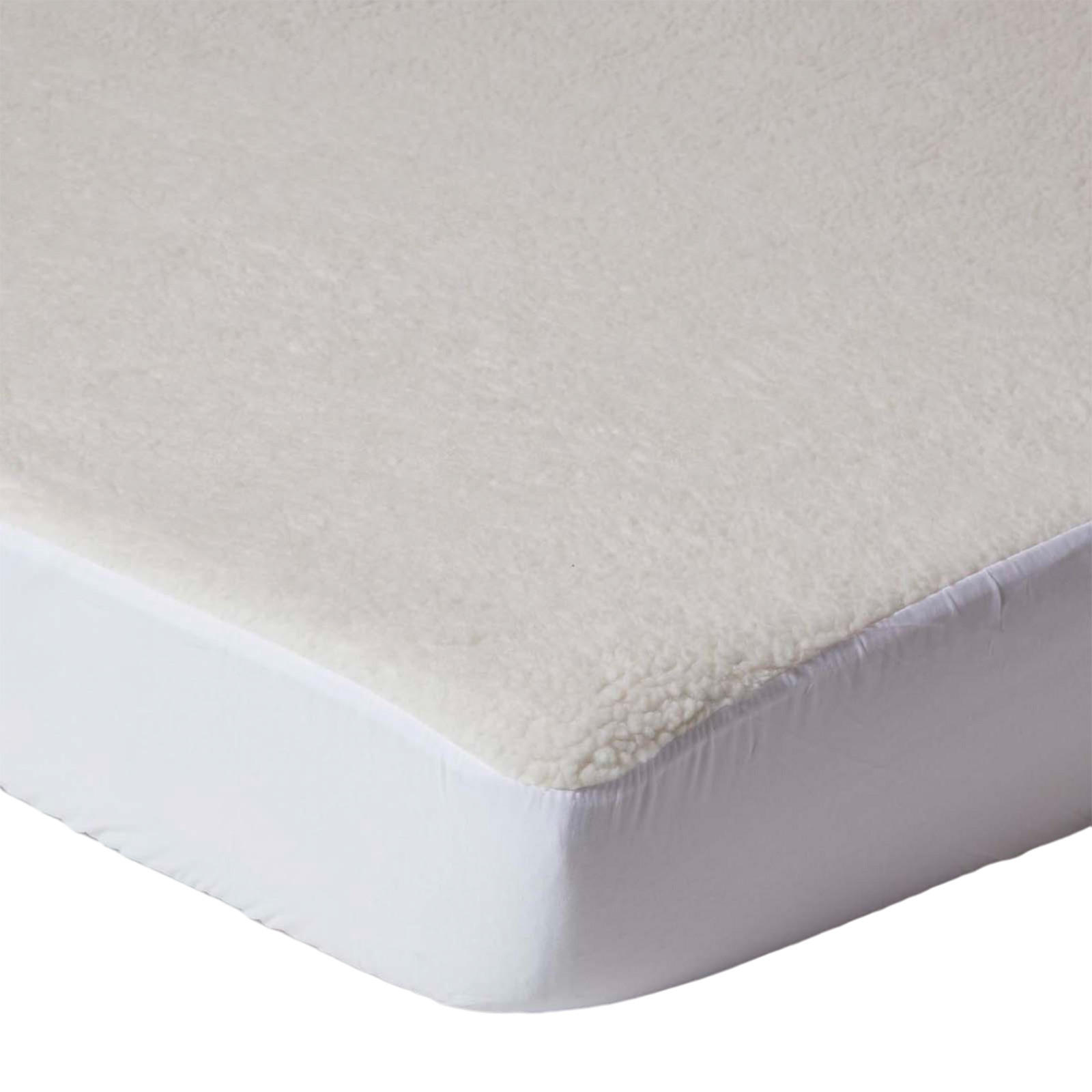 Homescapes Fleece-Auflage Natur 70x140 cm