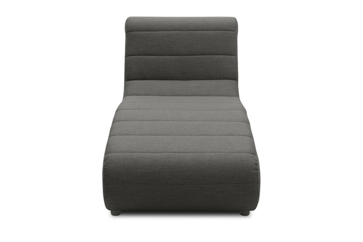 GARTENLOUNGE-LIEGE Boudicca 73x85x169 mit Outdoorbezug in anthrazit - Anthrazit, Kunststoff (169/85/73cm) - 58aufmkessel