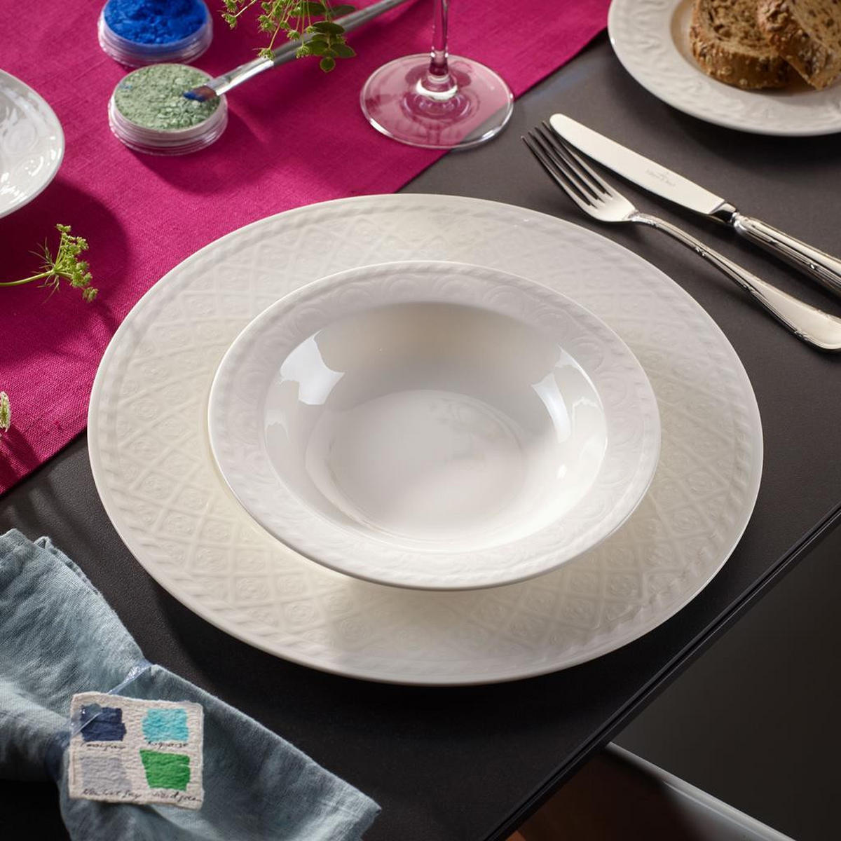 SALATSCHALEN Cellini weiß ø 20 cm 6er Set - Weiß, Keramik (20cm) - Villeroy & Boch