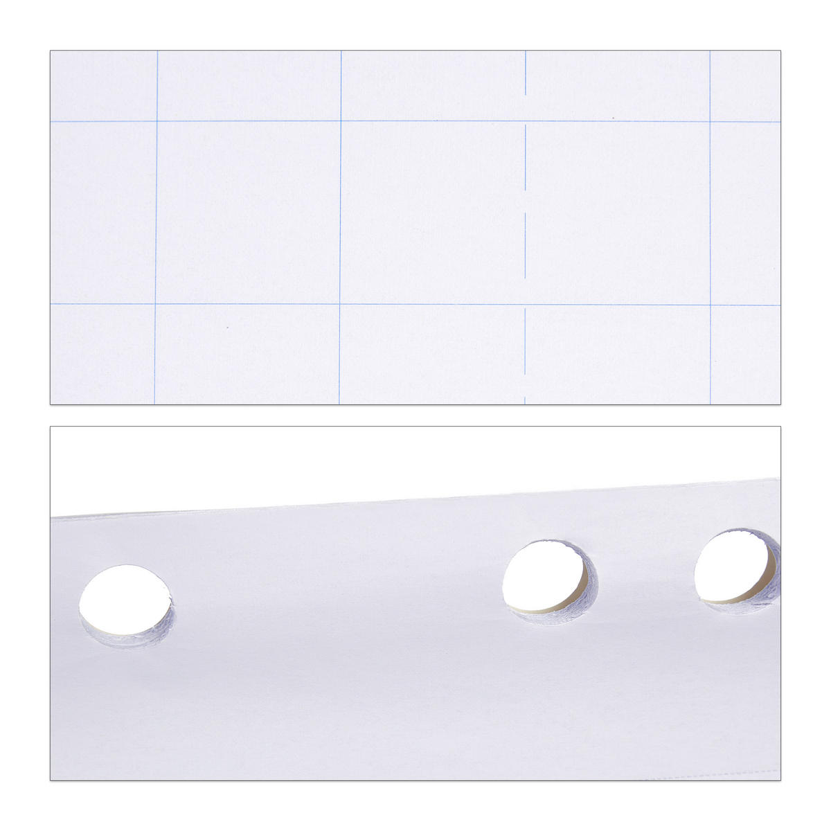 FLIPCHART papier - biela, papier (57.5/81/0.5cm) - Relaxdays