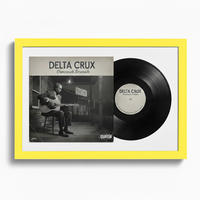 SCHALLPLATTEN RAHMEN 40/60 für Cover & Vinyl - Gelb, Holz (60/40cm) - K-Möbel