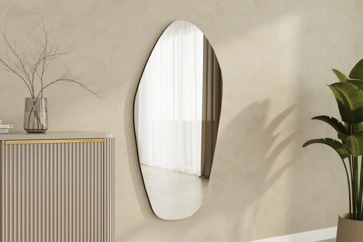 WANDSPIEGEL Aurora Silber 92642 - Silberfarben, Holzwerkstoff (60/120/2cm) - moebel17
