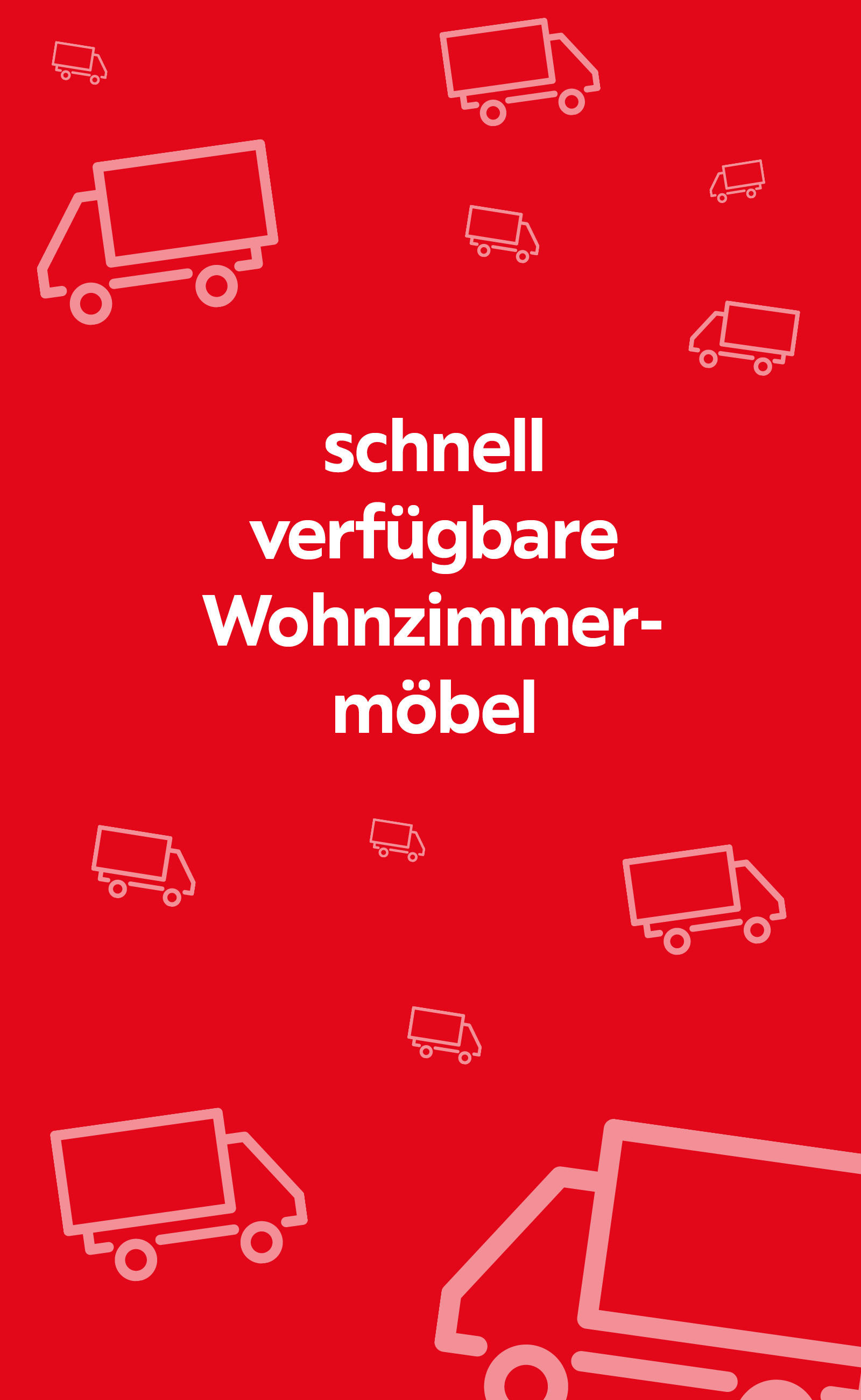 Schnell verfügbare Wohnzimmermöbel