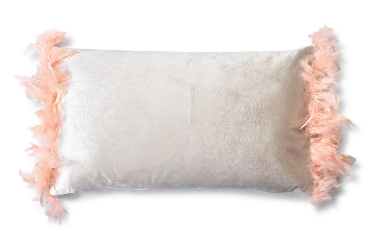 KISSEN Loreta Beige 50/30/8 cm Textilien - Beige, Textil (30/50cm) - Mondex