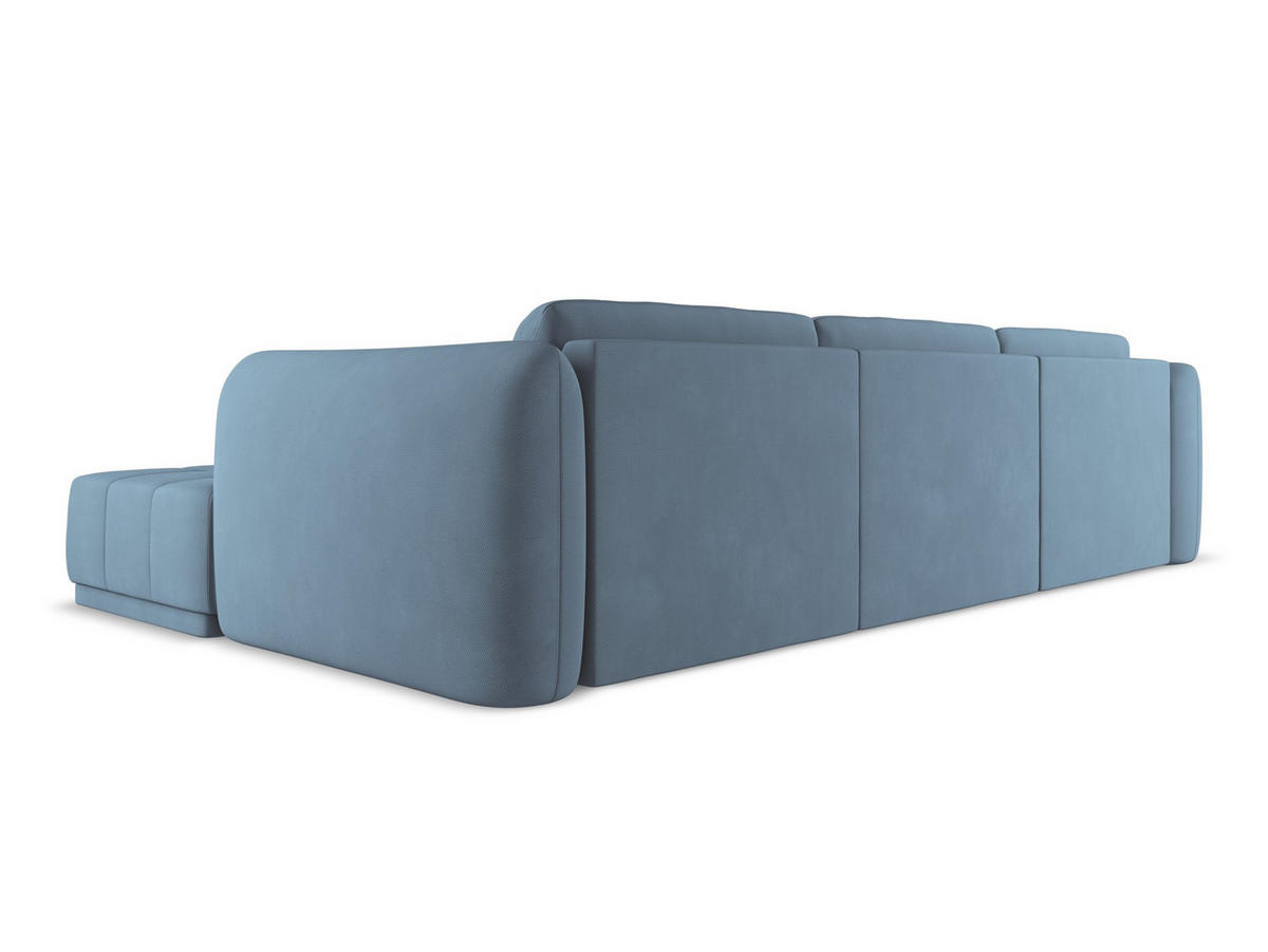 3-SITZER SOFA Samt Stoff Violett - Lila/Flieder, Kunststoff/Textil (210/74/105cm) - Makamii