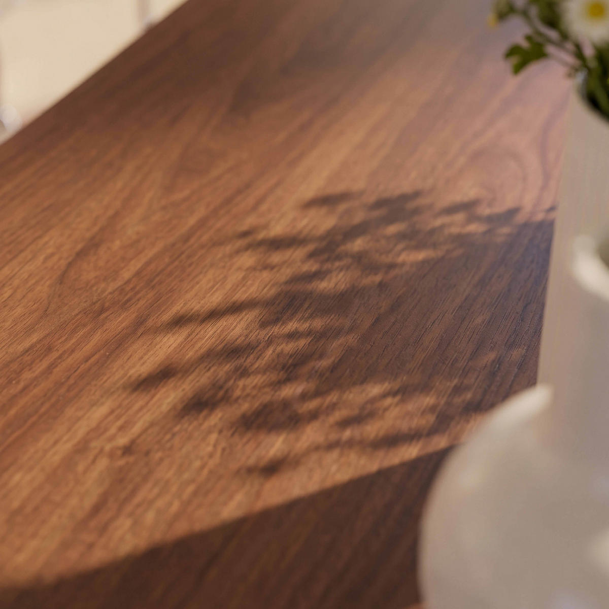 ESSTISCH, dunkles Holzeffekt - Braun, Holz (90/180/75cm) - Oviala