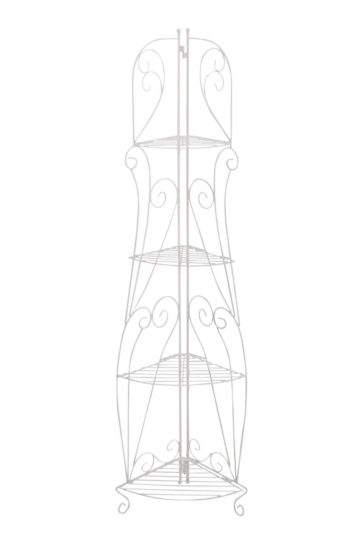 STANDREGAL Irmi weiß - Weiß, Metall (40/154/30cm) - TPFGarden