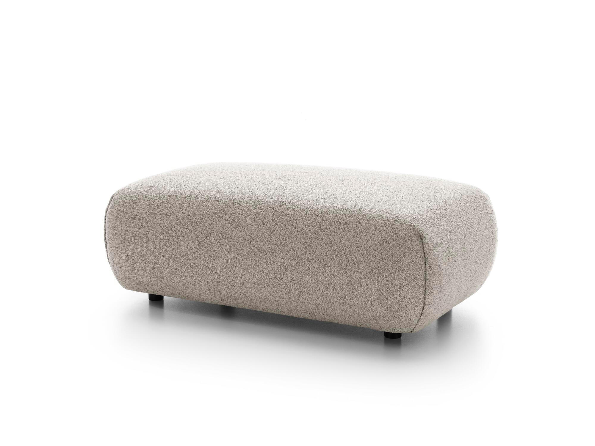 SITZPOUF POCKET Grau 113x70x43 cm - Grau, Textil (113/43/70cm) - FURNLUX