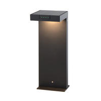 ALA MINI H40CM Aluminium-Solarpoller - Schwarz, Metall (14.5/14.5/40cm) - Lumisky