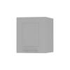 KLAPPHÄNGESCHRANK Kvantum W4B/30 Dust Grey Matt / Grau Matt 30 / 32,5 / 36cm - Grau, Holz/Holzwerkstoff (30/36/32.5cm) - Feldmann-Wohnen