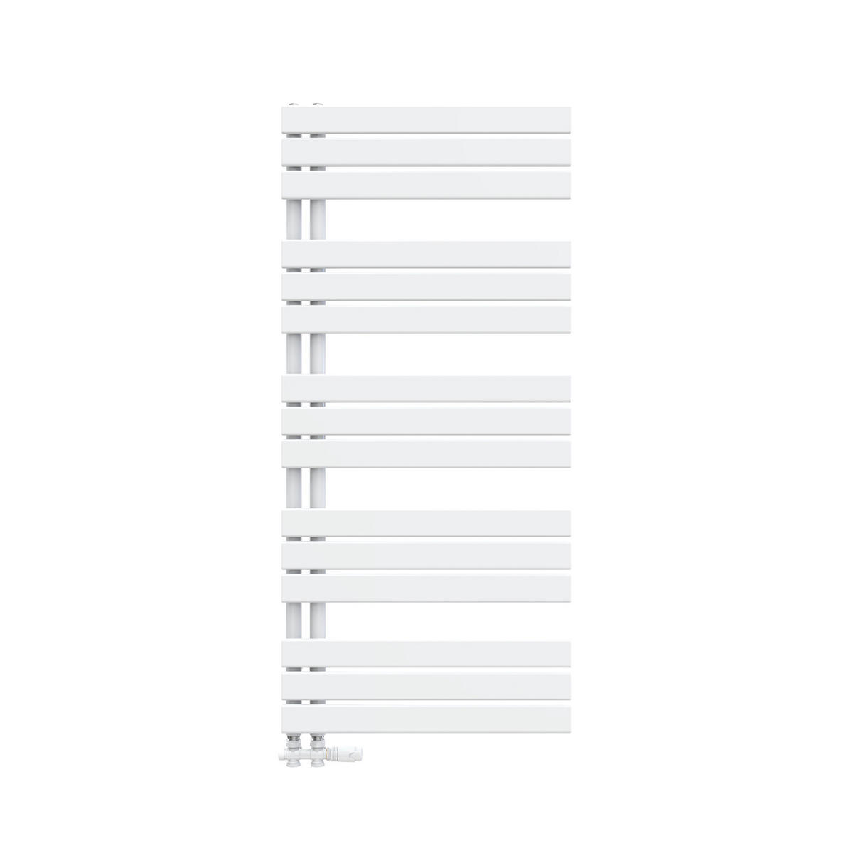 HEIZKÖRPER wasserführend Weiß 132/60/5,9 cm - Weiß, Metall (60/132/5.9cm) - EMKE