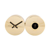 WANDUHR Duo Cuckoo 7.2/26/13 cm - Goldfarben, Metall (26/13/7.2cm) - Karlsson