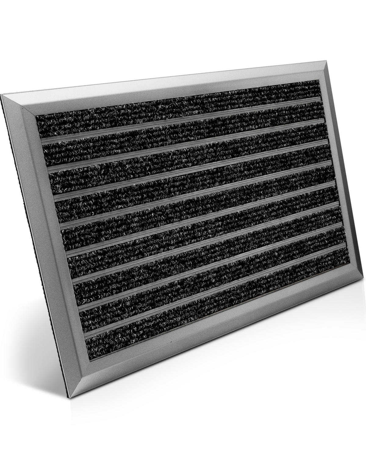 ALU-FUSSMATTE AluGant DL - Blaugrau, Metall (80/50cm) - BoMoe