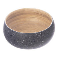 BAMBUSSCHALE Granite grau - Grau, Holz (13.5/13.5/5.5cm) - Orion 