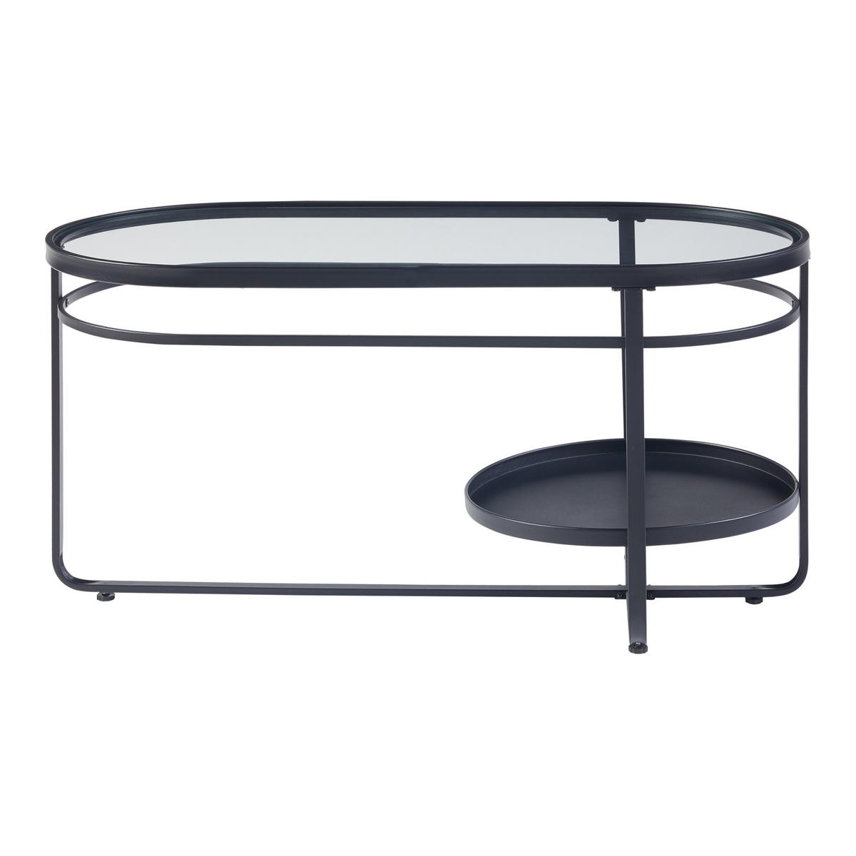 COUCHTISCH Kumla 90/42.5/46 cm - Schwarz, Metall (42.5/90/46cm) - [en.casa]