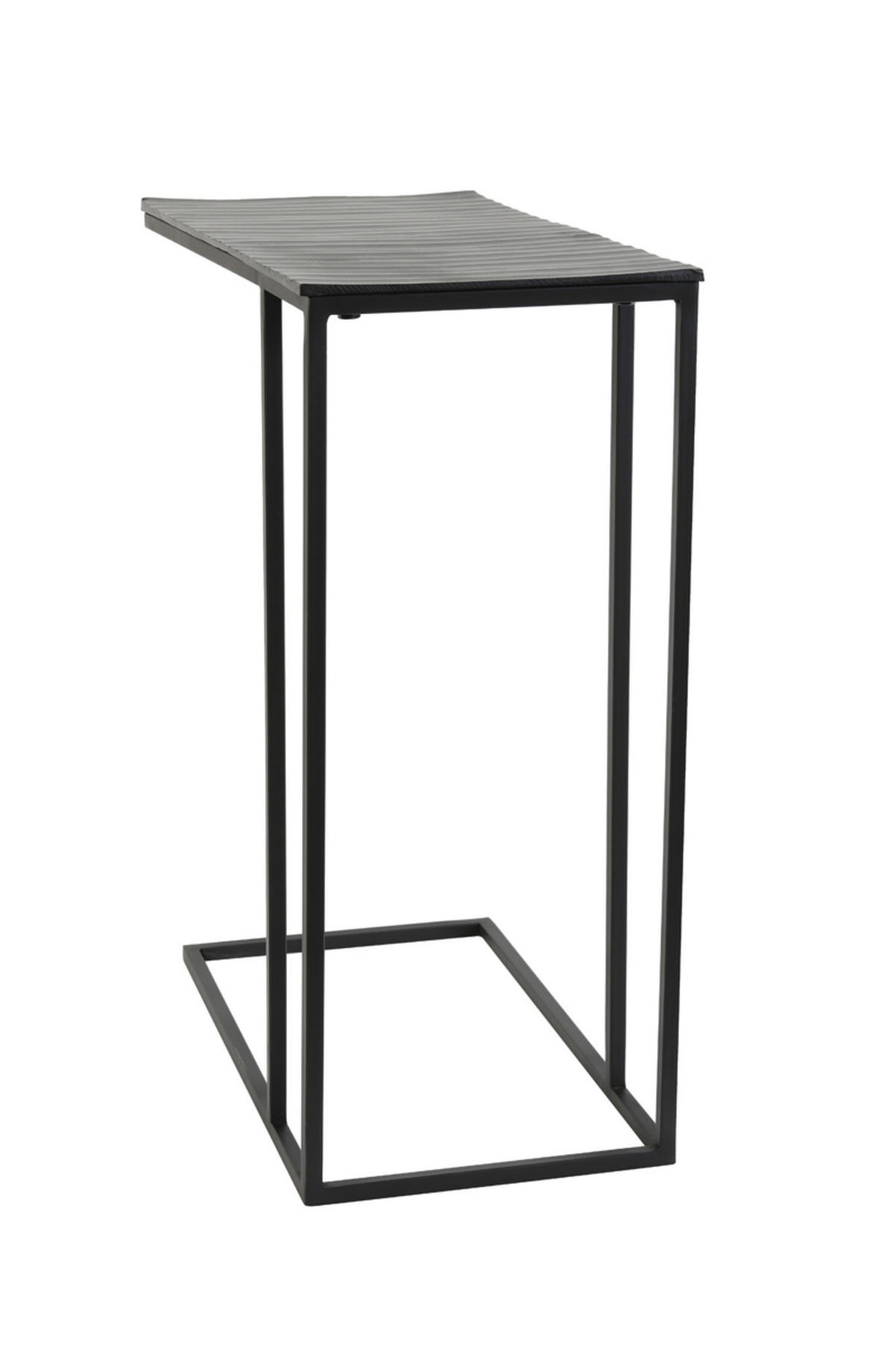 BEISTELLTISCH Macy Schwarz 48/26/60 cm - Schwarz, Metall (48/26/60cm) - Light & Living