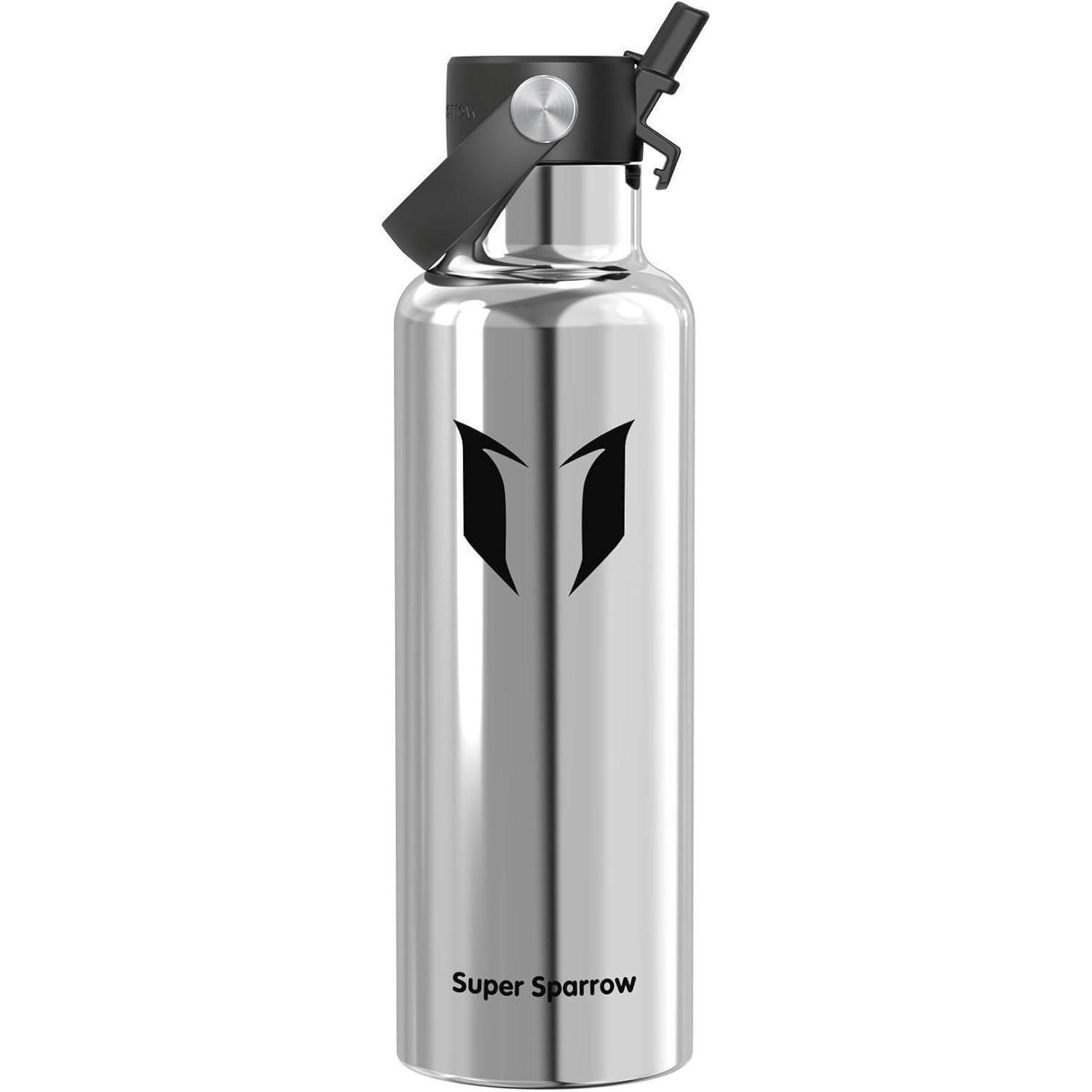 TRINKFLASCHE Edelstahl 750 ml - Silberfarben, Metall (7.5/7.5cm)