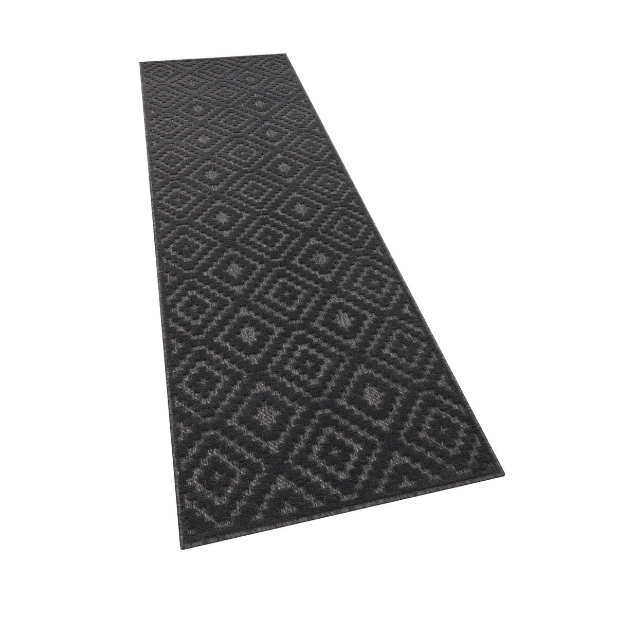 OUTDOORTEPPICH 80/250 cm Livorno 672 - Anthrazit, Textil (80/250cm) - Paco Home