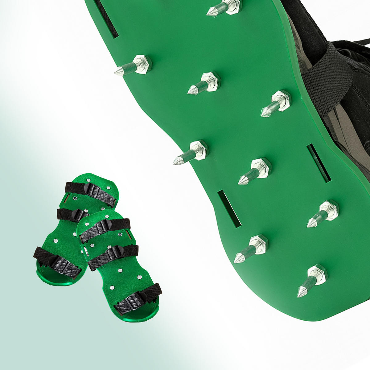 RASENLÜFTERSCHUHE - Multicolor, Kunststoff/Metall (32.5/4/14cm) - Relaxdays