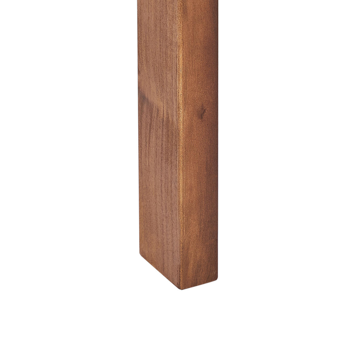 GARTENMÖBEL-SET 6-Sitzer Heller Holzfarbton Agello - Hellbraun, Holz - Beliani