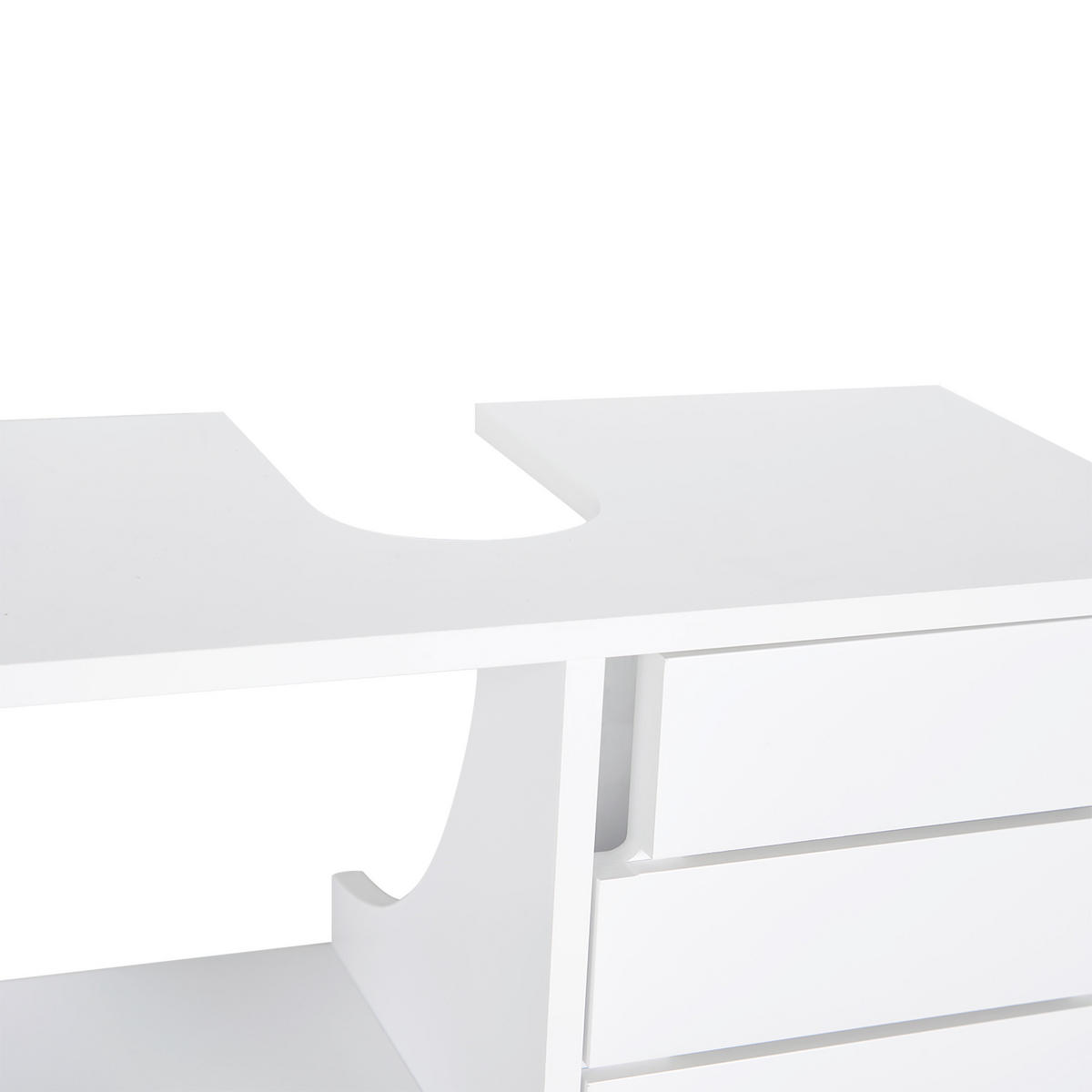 HÄNGESCHRANK Weiß 1 Stück - Weiß, Kunststoff (60/54/30cm) - GiPP