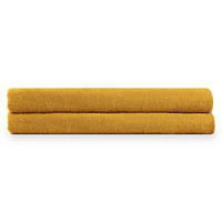 SAUNATUCH 2er-Set, 2x Saunatuch 80/200 cm, Gelb - Gelb, Textil (80/200cm) - Blumtal