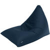 OUTDOOR SITZSACK Triangle 150x100x100cm - Dunkelblau, Textil (100/100/150cm) - Green Bean