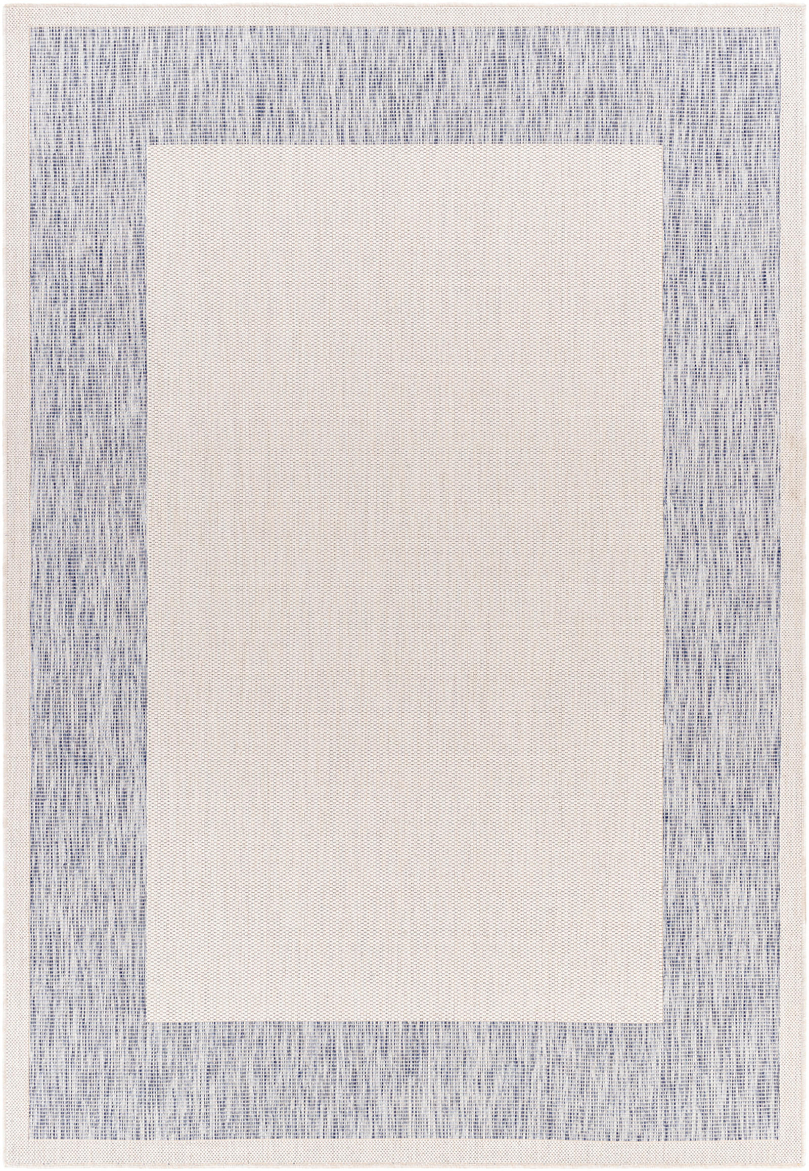 OUTDOORTEPPICH 160/213 cm Beige - Blau, Naturmaterialien/Textil (160/213cm) - LIVABLISS