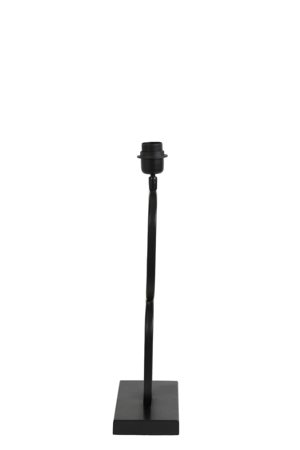 LAMPENFUSS Lutika Schwarz 23/11,5/46 cm - Schwarz, Metall (23/11.5/46cm) - Light & Living