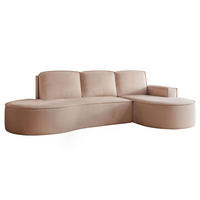 ECKSOFA Arlet Mit Schlaffunktion - Braun, Holzwerkstoff/Textil (156/277cm) - Fun Möbel