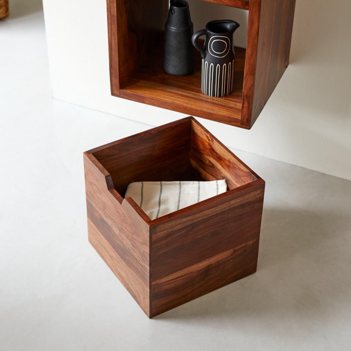 BÜCHERREGAL Kwarto Braun aus Palisander - Braun, Holz (35/150/30cm) - Tikamoon