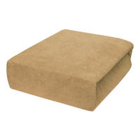 SPANNBETTLAKEN 80/200 cm, Frottee Elastisch 100 % Baumwolle Beige - Beige, Textil (80/200cm) - Best For Home