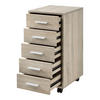 ROLLCONTAINER Stockholm - Sonoma Eiche, Holzwerkstoff (33/63/38cm) - [en.casa]
