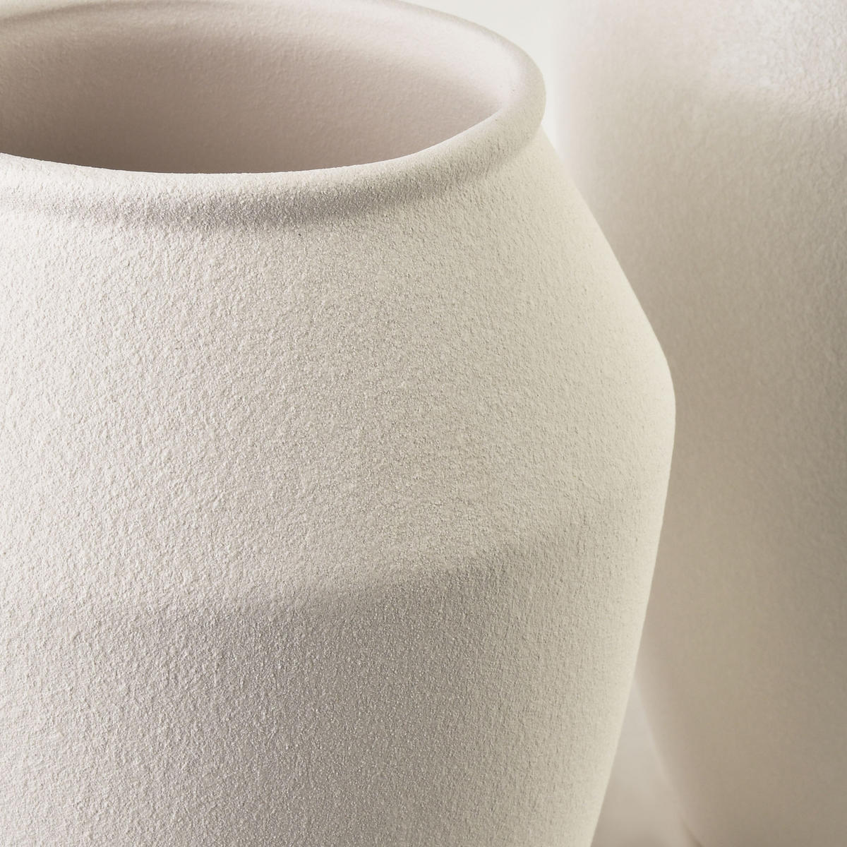 VASE Manon 15/9/26cm Polyresin - Beige, Kunststoff (27cm) - Mondex