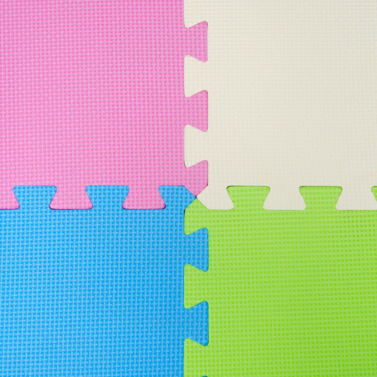 SPIELMATTE ab Null - 90 cm Baby Puzzlematte Bunt - Multicolor, Kunststoff (30/30cm) - Littletom