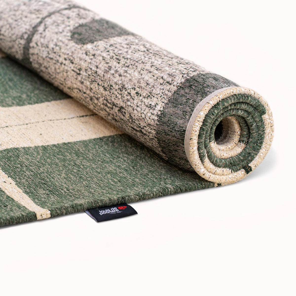 TEPPICH Sea Spray Craft Papercut 80/150 cm - Grün, Textil (80/150cm) - Louis De Poortere